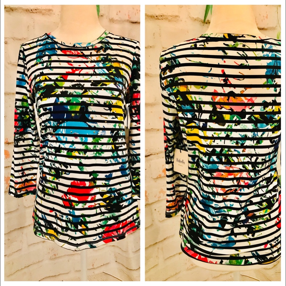 NWT- Rafaella Knit Top - Picture 2 of 7